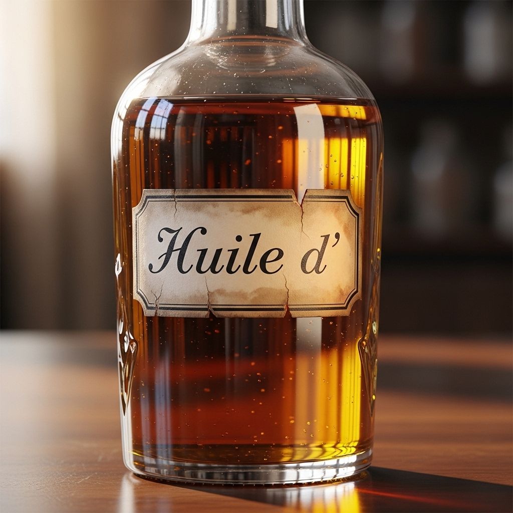 Huile d'olive extra vierge dans un flacon en verre avec des olives fraîches et des avocats entiers sur fond blanc neutre, composition épurée